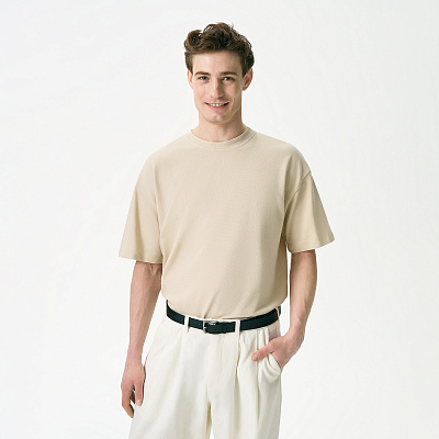 Футболка унисекс премиум Аура (Aura)  (Бежевый)