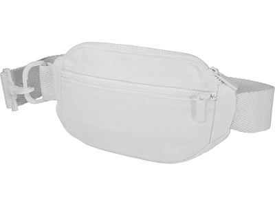 Сумка через плечо Кресент из переработанного хлопка 500 г/м2 (Белый)