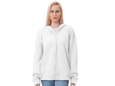 Толстовка оверсайз с капюшоном на молнии Monaco