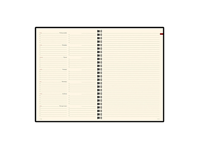 Еженедельник недатированный А5 Concept