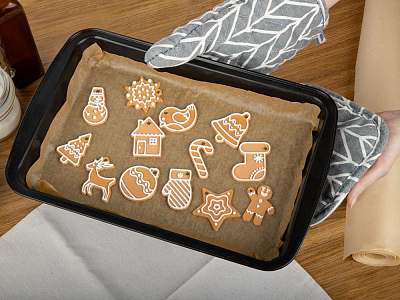 Мини-подвеска «Пряник», 3D-печать на заказ, елочка