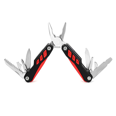 Мультитул Tundra 10 в 1, красный