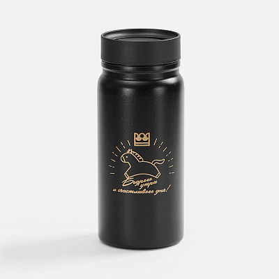 Термостакан Hardproof, черный