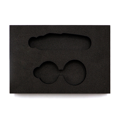 Ложемент ЭВАлюция-1 под заказ 3 слоя (5мм+10мм+10мм)  (Чёрный)