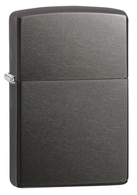 Зажигалка ZIPPO Classic с покрытием Gray Dusk , латунь/сталь, серая, матовая, 38x13x57 мм