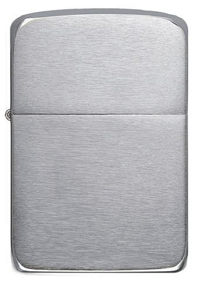 Зажигалка ZIPPO 1941 Replica™ с покрытием Brushed Chrome, латунь/сталь, серебристая, 38x13x56 мм