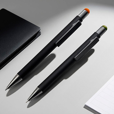 Ручка шариковая FACTOR BLACK со стилусом