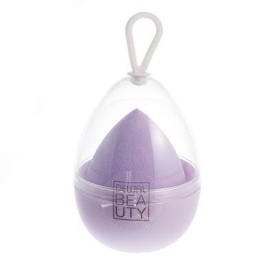 Спонж Dewal Beauty для нанесения макияжа (в кейсе), (1шт /уп), цвет розовый