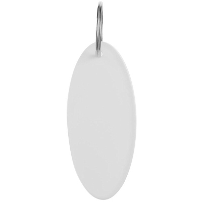 Брелок «Овал», белый
