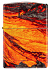 Зажигалка ZIPPO Lava Flow с покрытием 540 Tumbled Brass, латунь/сталь, оранжевая, 38x13x57 мм - Фото 2