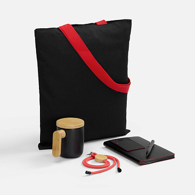 Набор Trait Office, черный с красным (Красный)