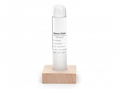 Предсказатель погоды Storm Glass (Прозрачный, натуральный)