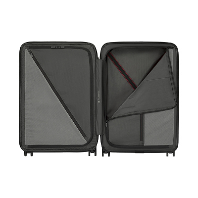 Чемодан VICTORINOX Airox Advanced, черный матовый, 100% поликарбонат Makrolon, 46x29x69 см, 75 л