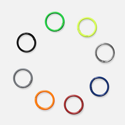 Карабин-кольцо Claus, L, синий