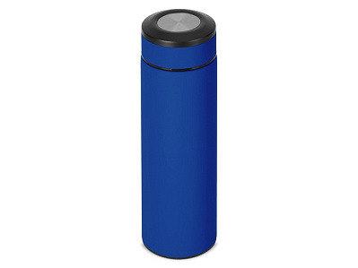 Вакуумный термос Vacuum Flask C1, soft touch, 420мл (Синий/серебристый)
