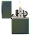 Зажигалка ZIPPO Classic с покрытием Chameleon™, латунь/сталь, зелёная, глянцевая, 38x13x57 мм - Фото 3