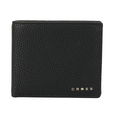 Кошелёк Cross Nueva Management Black кожа наппа фактурная чёрный 11 х 9 х 1,5 см