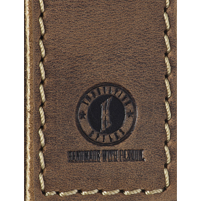 Сумка KLONDIKE Native, натуральная кожа в коричневом цвете, 39 х 10 х 31 см