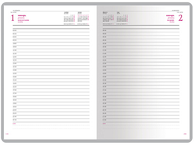 Ежедневник А5 датированный Velvet на 2026 год