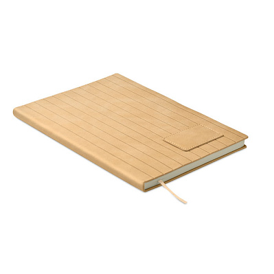A5 notebook in smokey PU (Бежевый)
