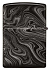 Зажигалка ZIPPO Marble Pattern с покрытием High Polish Black, латунь/сталь, чёрная, 38x13x57 мм - Фото 10