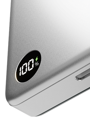 Беспроводной магнитный ПЗУ Olmio QM-16, серебро