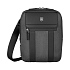 Сумка через плечо VICTORINOX Architecture Urban2 Crossbody Bag,серый, полиэстер/кожа, 9x22x28 см, 6 л - Фото 1