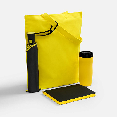 Набор Flexpen Black Walk, черный с желтым (Желтый)