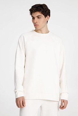 Свитшот унисекс S1, синий (Белый)