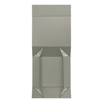 Подарочная коробка-трансформер большая, серая