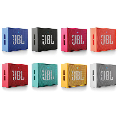 Портативная колонка JBL GO, серебро