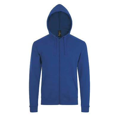 Толстовка худи унисекс на молнии STONE 260 (Ярко-синий)