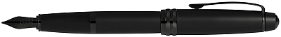 Перьевая ручка Cross Bailey Matte Black Lacquer, перо F. Цвет - черный.