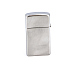 Зажигалка ZIPPO Slim® с покрытием Satin Chrome™, латунь/сталь, серебристая, матовая, 29x10x60 мм - Фото 4