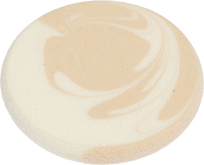 Губка Dewal Beauty для нанесения макияжа белая/бежевая,55 x 55 x 7 мм, 2 шт (Разноцветный)