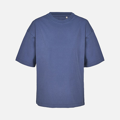 Футболка оверсайз женская Boxy Women, синяя (джинс) (Синий)