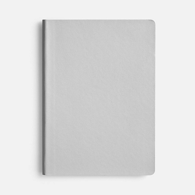 Блокнот Flex Shall ver.2, серебристый