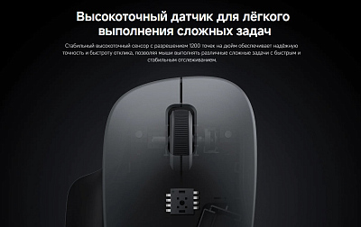 Мышь беспроводная Xiaomi Comfort Edition, белый