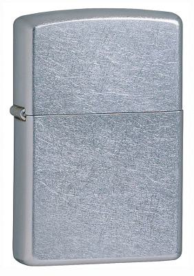 Зажигалка ZIPPO Classic с покрытием Street Chrome™, латунь/сталь, серебристая, матовая, 38x13x57 мм (Серебристый)