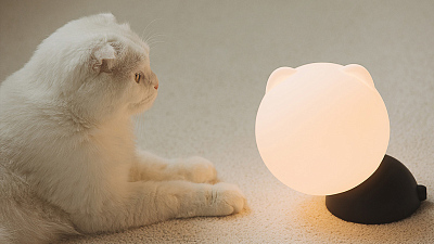 Силиконовый ночник Solove Night light 001D, черный
