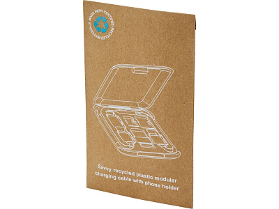 Модульный кабель для зарядки с держателем для мобильного телефона Savvy