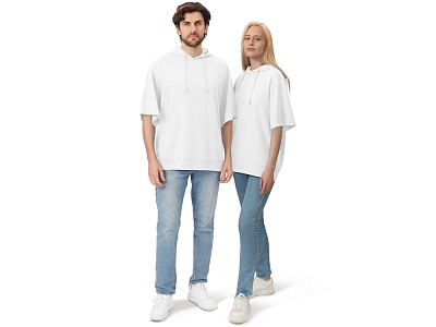 Худи оверсайз с коротким рукавом Warsaw унисекс