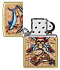 Зажигалка ZIPPO Guy Harvey с покрытием Street Brass, латунь/сталь, золотистая, 38x13x57 мм - Фото 4