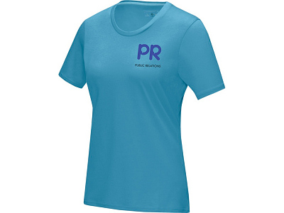 Футболка Azurite из натуральных материалов, женская