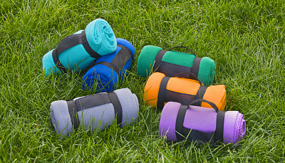 Плед "Байкал", оранжевый