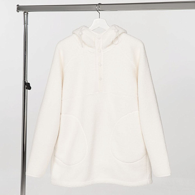 Анорак унисекс Oblako, светло-серый (Белый)