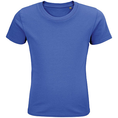 Футболка детская Pioneer Kids, белая (Синий)