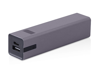 Внешний аккумулятор Rail c дисплеем, 5000 mAh (Тёмно-серый)