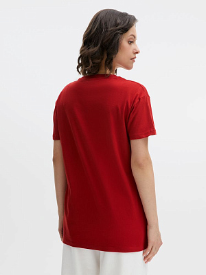 Футболка унисекс Regent 150, вишнево-красная
