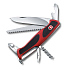 Нож перочинный VICTORINOX RangerGrip 55, 130 мм, 12 функций, с фиксатором лезвия, красный с чёрным - Фото 1